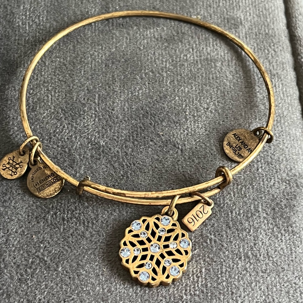 Alex and Ani Snowflake Bangle